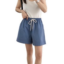 다바드 여성 밴딩 면 반바지