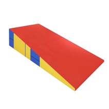 유도 체조매트 점프 낙법 경사 스폰지 구르기, 비탈 패드 상피, 150x70x35