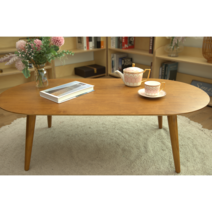 유노이아 라운드좌식테이블 (월넛)1190*590, 라운드(350mm) 월넛