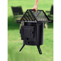 주물난로 가정용화목보일러 펜션 로켓스토브 야외 불멍 펠렛 팰릿, 옵션1