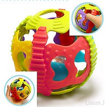 리시안제이 딸랑이 촉감볼 육아 필수템 생후 7개월 장난감
