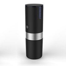 휴대용캡슐커피머신 휴대용 커피 머신 자동차 야외 메이커 USB 전기 핸드 헬드 에스프레소 캡슐 파워 티 컵, 01 BLACK