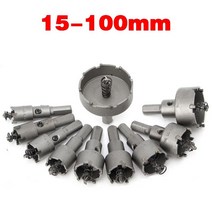 홀쏘 빵기리 실린더기리-TCT 카바이드 팁 코어 드릴 비트 1 개 100mm 드릴 비트, 51mm