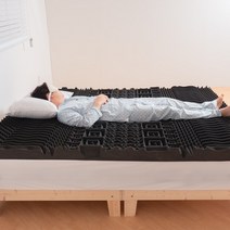 허리에좋은 수면매트 무중력 말랑 매트리스 멀티 싱글 슈퍼 퀸 사이즈 허리디스크 원룸 토퍼, 침대토퍼형 7cm 싱글+스트랩 추가