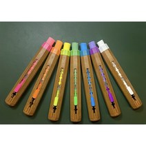 하고로모 슬라이드식 자석 분필홀더 크리스탈 멀티 쵸크 홀더 7색상, 우드 홀더(형광 보라)