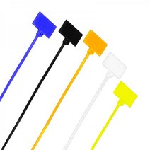 컬러 메모 케이블 타이 네임 마크 타이 250P DD-11203마크타이 네임타이 케이블타이 선정리용 케이블정리 전선고정 정리케이블타이 컬러타이 컬러케이블타이 케, 블랙