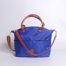 새로운 유명 브랜드 가방 여성 숄더 핸드백 만두 방수 나일론 가죽 비치 디자이너 접는 토 975aEA6c1