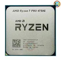 CPU AMD Ryzen 7 PRO 4750G R7 3.6 GHz 8 코어 16 스레드 65W 프로세서 L3 8M 100000000145 소켓 AM4 라이젠 중고 씨피유 쿨러 미포, 한개옵션0