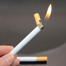 신기한라이터 풀캡 판촉물 듀얼 랜턴 토치터보 원터치, 연기 라이터