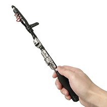 orrudo 낚시 도구 qb300083 낚싯대 스윙 유형의 소형 막대 유리 앰프 탄소 바닷물 앰프용 민물용 휴대용 경량낚싯대 스피닝릴용 수납가방 시마노 다이와 솔티가 히라메, 1m