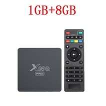 TV 셋톱박스 안드로이드셋탑박스 OTT셋톱박스 X96Q 프로 안드로이드 1, 1.Eu 플러그 - 1GB 8GB