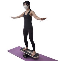 [스노우보드연습] 잇지바디 밸런스보드 코어운동 서핑연습 인도보드 밸런스 보드 균형운동