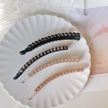 [당일출고/4color]슬림엣지 큐빅 바나나핀