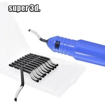 3D 프린터 부품 트리밍 나이프 스크레이퍼 도구 모따기 PLA ABS PETG 재료 필라멘트 모델 가지 치기 장치, 02 Complete Set