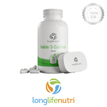 LongLifeNutri 롱 라이프 뉴트리 인돌3카비놀 400mg 120캡슐 여성 건강, 1개, 기본