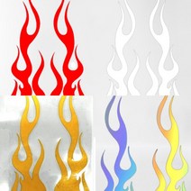 측면 몬스터 전신 스타일링 엔젤 디자인스티커 자동차 데칼 장식, 레드