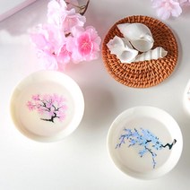 품격있는 봄 혼술템 홈파티 집들이선물 소확행 꽃 피는 술잔 찻잔 2종 (매화 벚꽃), 벚꽃잔, 2개
