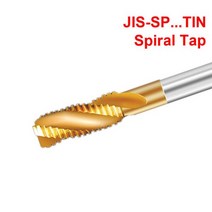 MZG 1PC M2 M4 M8 M16 M10 M12 CNC JIS 압출 직선 나선형 플루트 그루브 블라인드 홀 나사 HSS 기계 탭, JIS-SP...TIN, M4.0X0.7
