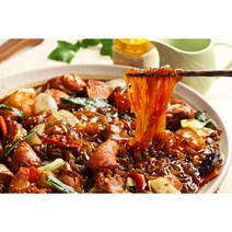 20년 전통 안동 순살 찜닭 밀키트 500g 술안주 홈파티 캠핑 음식 닭볶음, 1.1kg 1팩