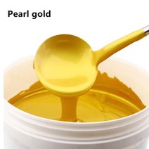 (가온몰) 100g / 1kg 핫 스탬핑 밝은 금색 페인트 금속 옻칠 목재 페인트 수성 페인트 모든 표면에 적용 가능, Pearl gold, 1개