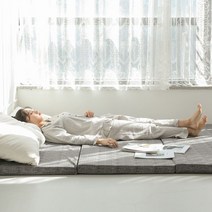 HACHO_ 침대토퍼 쿠션매트 수면매트 2단매트리스 퀸매트리스 병원매트 침상용매트