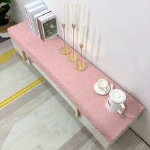 SKANDSALO 패브릭 린넨 모던 북유럽 TV장 TV다이 거실장 덮개 커버 테이블보, 분홍색