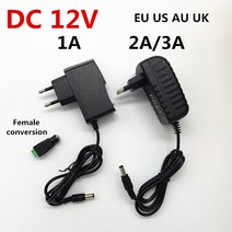 ac 110v 220v to dc 12v 1a 2a 3a 변압기 전원 공급 장치 led 드라이버 어댑터 12 볼트 12 v 변환기 충전기 led 스트립 조명, au 플러그, 12v 2a 및 변환기