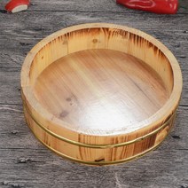 Ogfaour 초밥통 스시 일식집 식힘밥통 원목 도시락 프놈펜, 30cm 탄화 목재 판