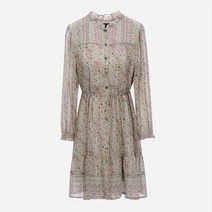 [국내정식매장] 써스데이아일랜드 원피스 프릴넥 보더 (T226MOP143W)