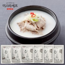 미스타셰프 설렁탕 600g6팩, 6개, 상세설명 참조