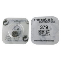 레나타 RENATA 시계배터리 379(SR521SW) 시계 건전지 - 1알 SILVER 배터리