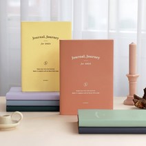 아이코닉 2023 저널 J 다이어리 프리위클리 A5 플래너, 02 Cream yellow