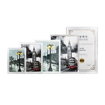 크리스탈 액자 5X7 은색