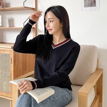 주디앤 여성 다프네 브이넥 니트
