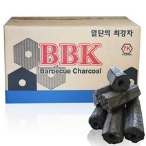 대용량 박스 도매숯 바베큐 참숯, 열탄(BBK), 1개