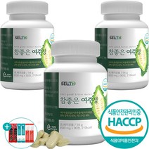참좋은 여주정 국내산 식약처 HACCP 인증 여주 추출 분말 가루 환 정 영양제 90정 + 사은품 증정, 3개