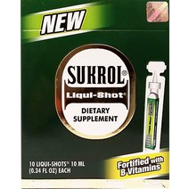 멀티비타민 Sukrol Liquid Shot 건강 보조 식품 10개 단위 - 종합 비타민제1팩, [01] 0.34 Fl Oz (1팩)