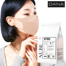KF80 다나 오브 쿨 새부리형 마스크 대형 60매, 06.애프리콧 21