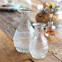 크리스탈 앤틱 유리 화병 (2size), 대