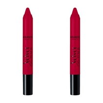 Bourjois 브루조아 벨벳 더 펜슬 립스틱 3 g 016 ROUGE DIVIN 레드 디바인 2개, 단일수량