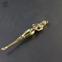 링 남자순금반지 크리에이 브래스 경감 님이 아름다움 여자 키 체인 펜던트 순수 구리 수제 여신 귀 도구 선물 남자 자동차 열쇠 고리 행잉249508