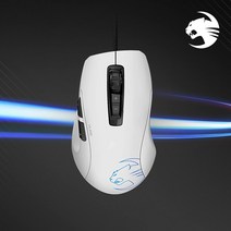 로캣 KONE PURE SEL RGB 게이밍 마우스, KONE PURE SEL RGB(화이트), 화이트