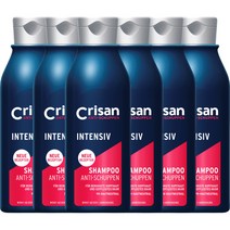 Crisan 인텐시브 비듬케어 샴푸 남성 남성용 250ml X 6개입 독일 유럽발송