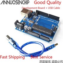 아두이노우노 아두이노 메가 키트 블루투스 R3 UNO R3 공식 상자 ATMEGA16U2 + MEGA328P 칩 아두이노 개발, 01 with Cable