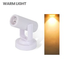 천장 천정 조명 할로겐 램프 1PC 미니 LED 벽 마운트 스포트 라이트 화이트따뜻한 빛 자리 밝은 주변, white-(warm light)
