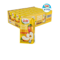 Dole 돌 과즙100% 골든애플 파라다이스 120ml 32팩 1박스 사과 주스, 10박스