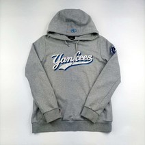 MLB 후드티셔츠 NY양키즈 레터링 구제 S 남자 회색