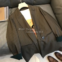 모직코트 밑지다 새는 것을 줍다 거물급 철수함 궤 전문점 여성의류 셋업 쇼트 점퍼 한데 모이다 가을겨울 3396434945