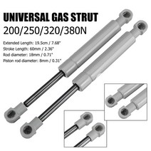 쇽업쇼바 헬퍼스프링 스트럿바 에어쇼바 벤츠 아우디 기타차종 2pcs 195mm 8mm 200-380n 자동차 바가스, 200n