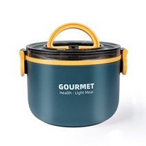보온도시락 식품 열 항아리 절연 수프 병 병 스테인레스 스틸 마시는 컵 여성 음식, 2층1600ml 얼룩, 푸른